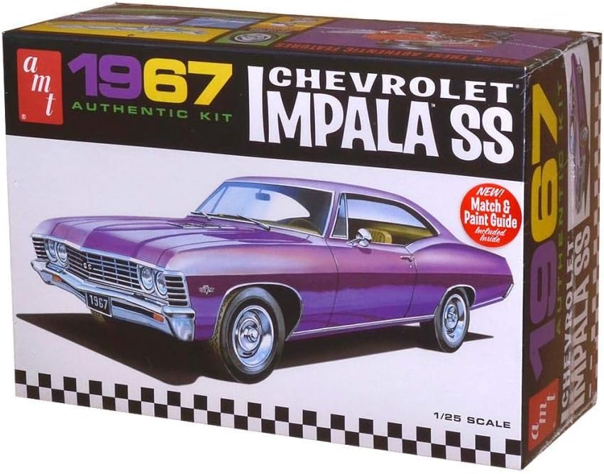 AMT 1/25 Scale 1967 Impala SS Model Kit