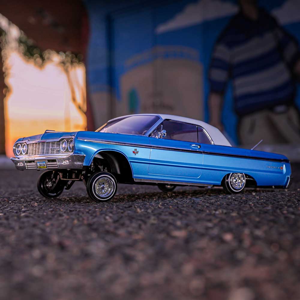 Redcat Racing 1/10th 1964 Chevrolet Impala Hopping Lowrider Light Blue & White RER32894