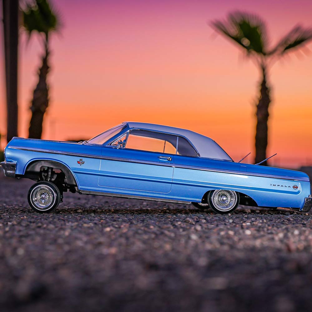 Redcat Racing 1/10th 1964 Chevrolet Impala Hopping Lowrider Light Blue & White RER32894