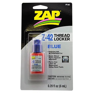 Zap Z-42 Blue Thread Locker 0.2oz Bottle