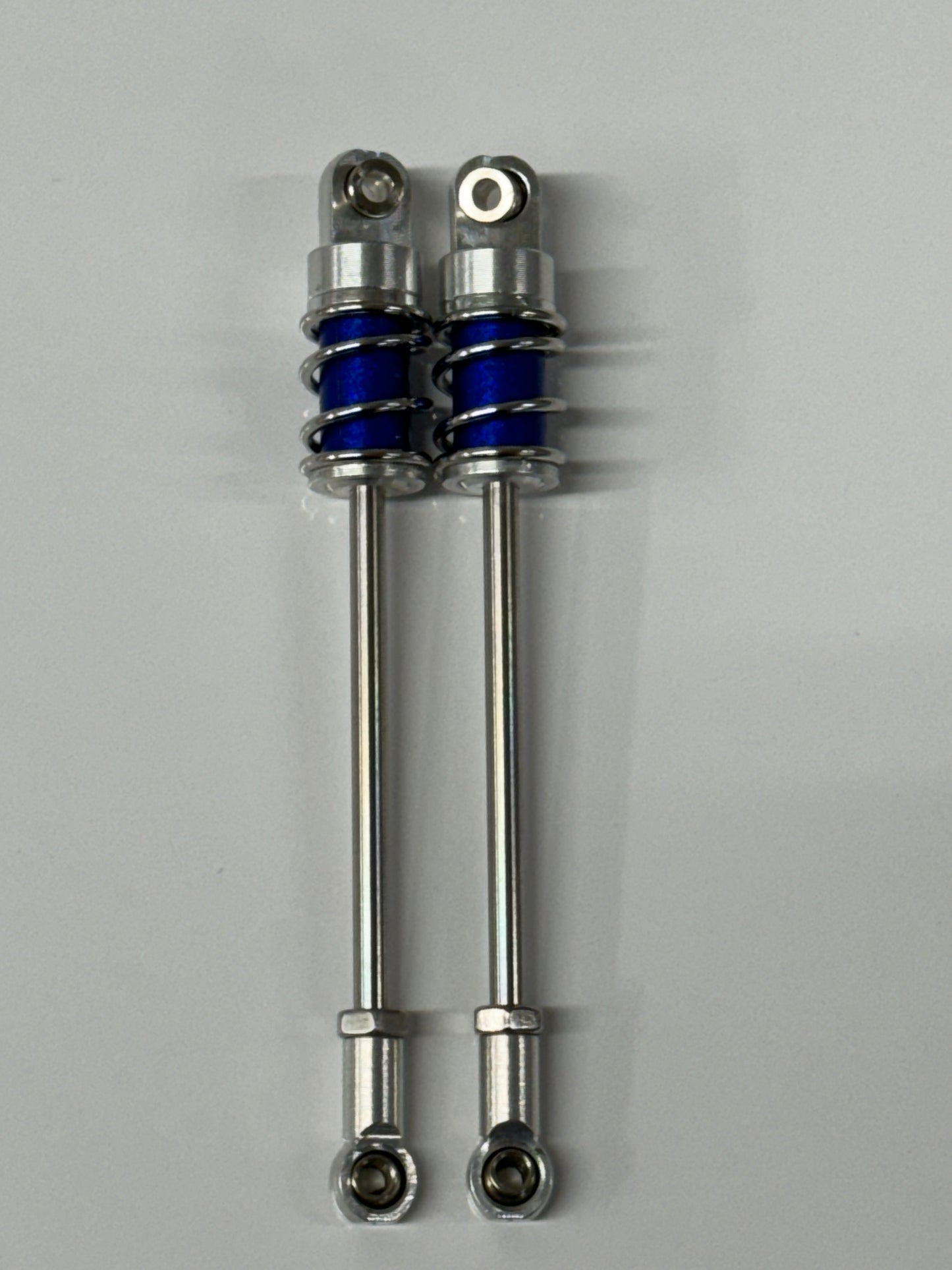 Rear Solid Shocks Chrome Springs