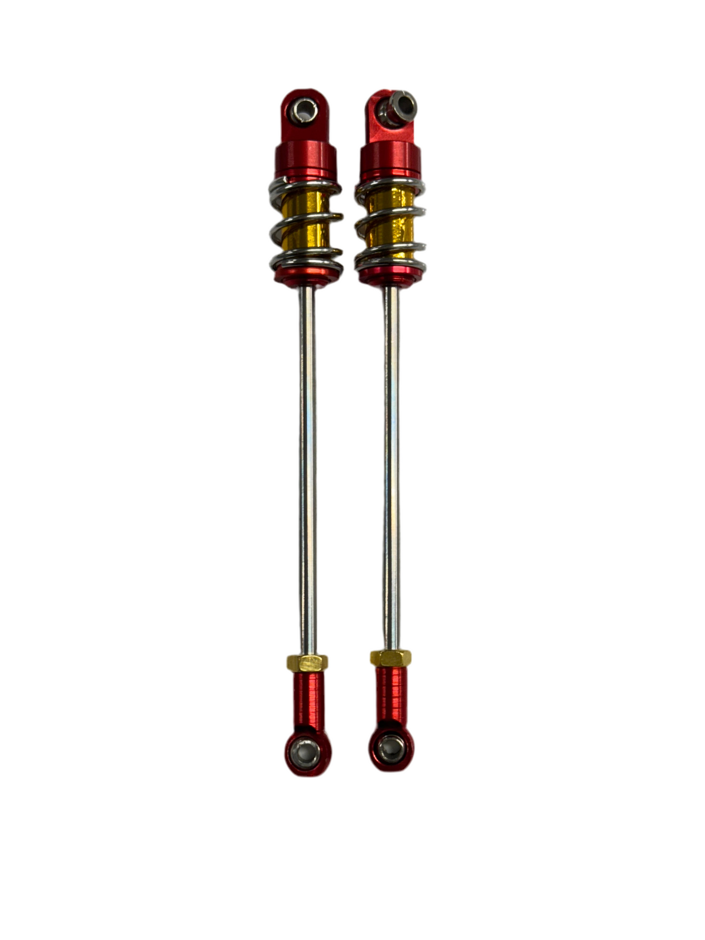 Rear Solid Shocks Chrome Springs