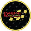 Dayton Flag Gold Color Vinyl Sticker Chips