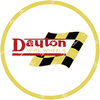 Dayton Flag Gold Color Vinyl Sticker Chips