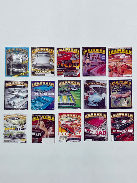 1/10th Lowrider Magazine covers