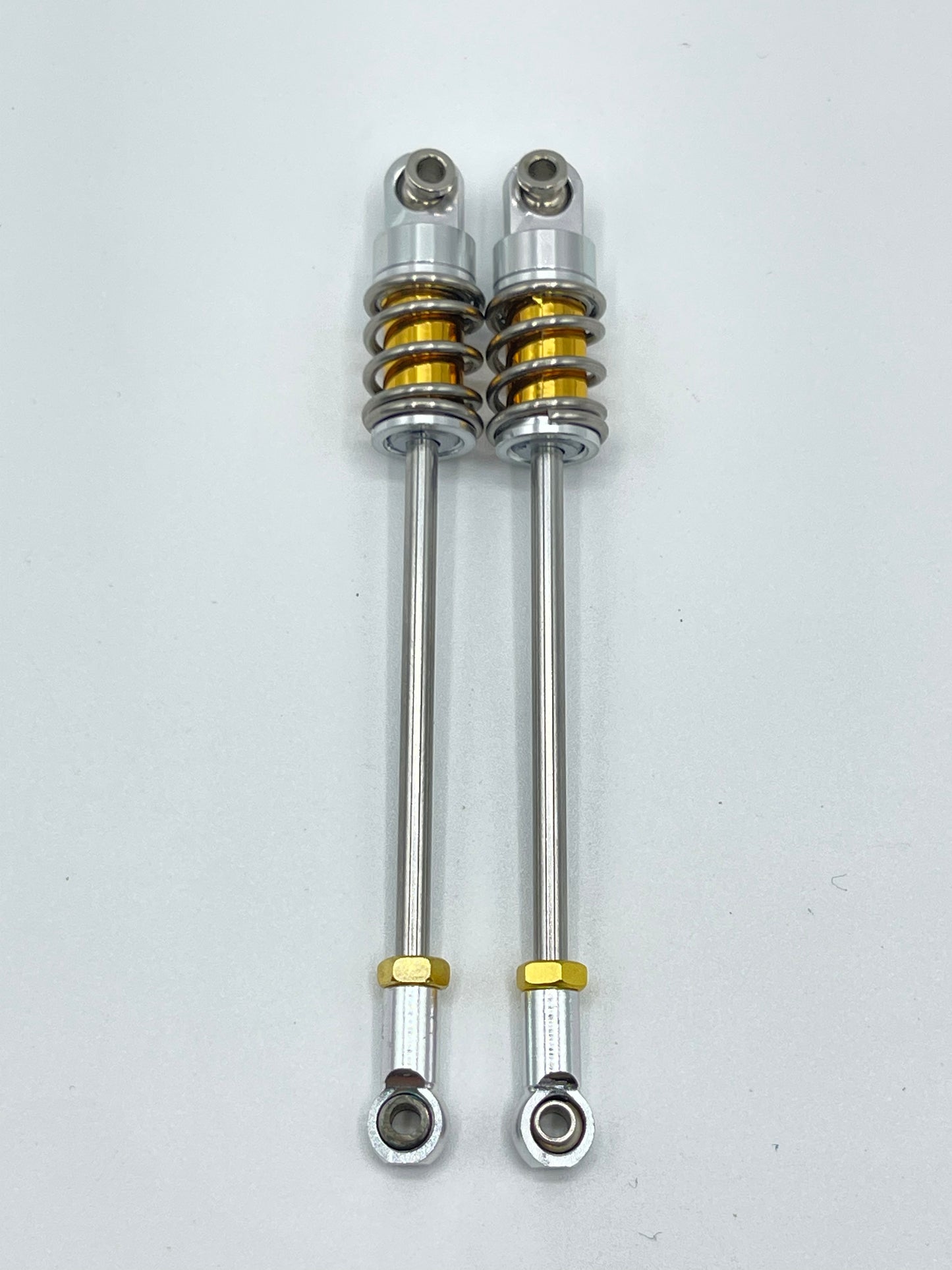 Rear Solid Shocks Chrome Springs