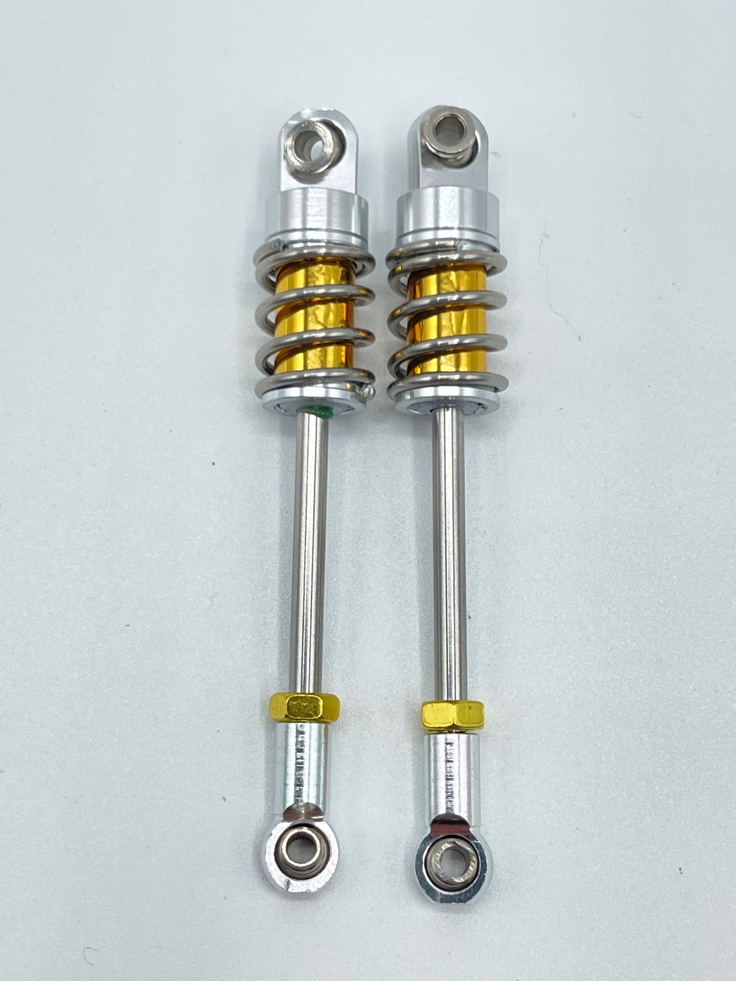 Rear Solid Shocks Chrome Springs