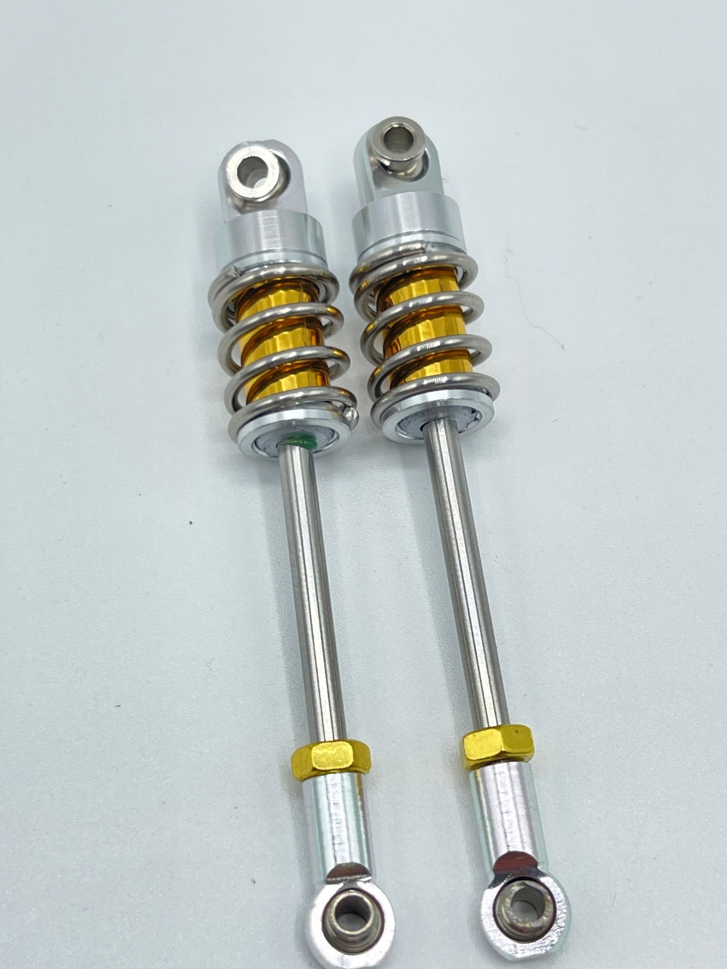 Rear Solid Shocks Chrome Springs