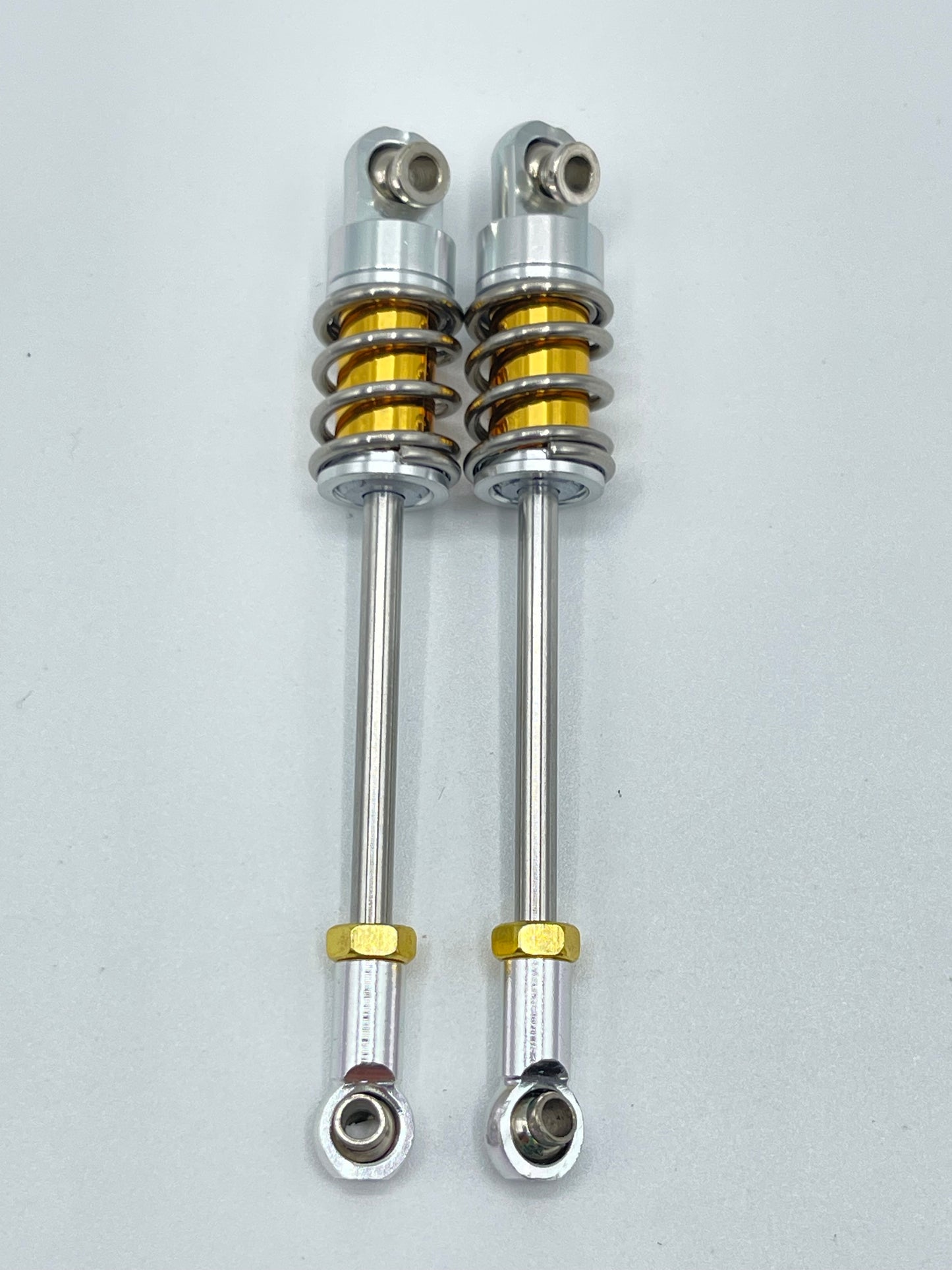 Rear Solid Shocks Chrome Springs