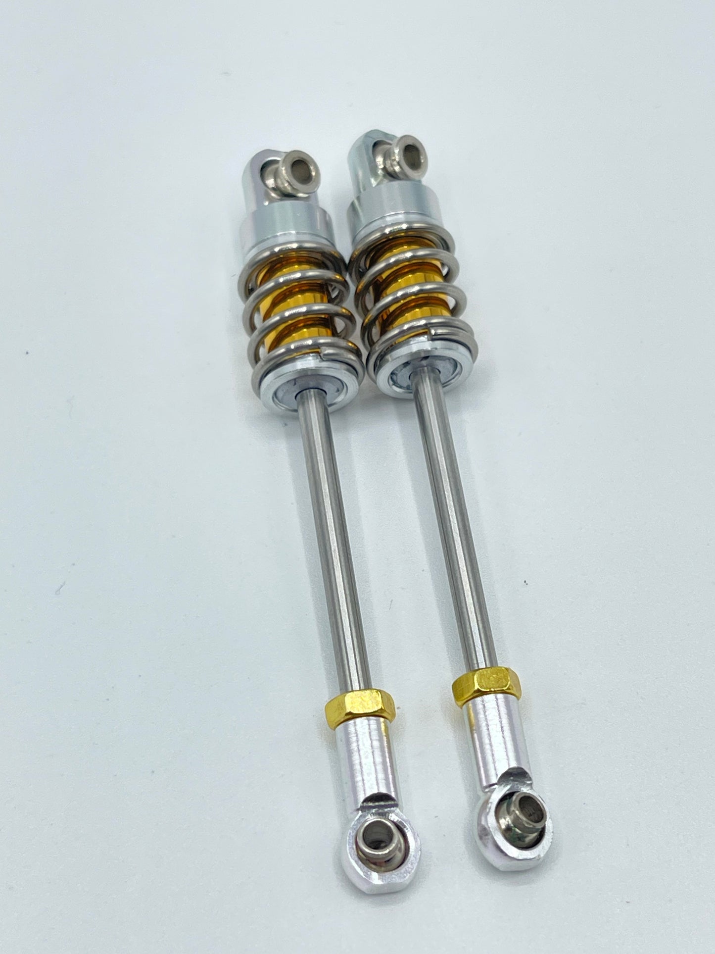 Rear Solid Shocks Chrome Springs