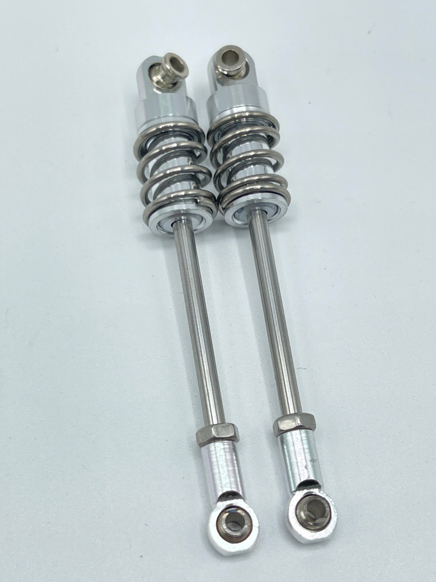 Rear Solid Shocks Chrome Springs