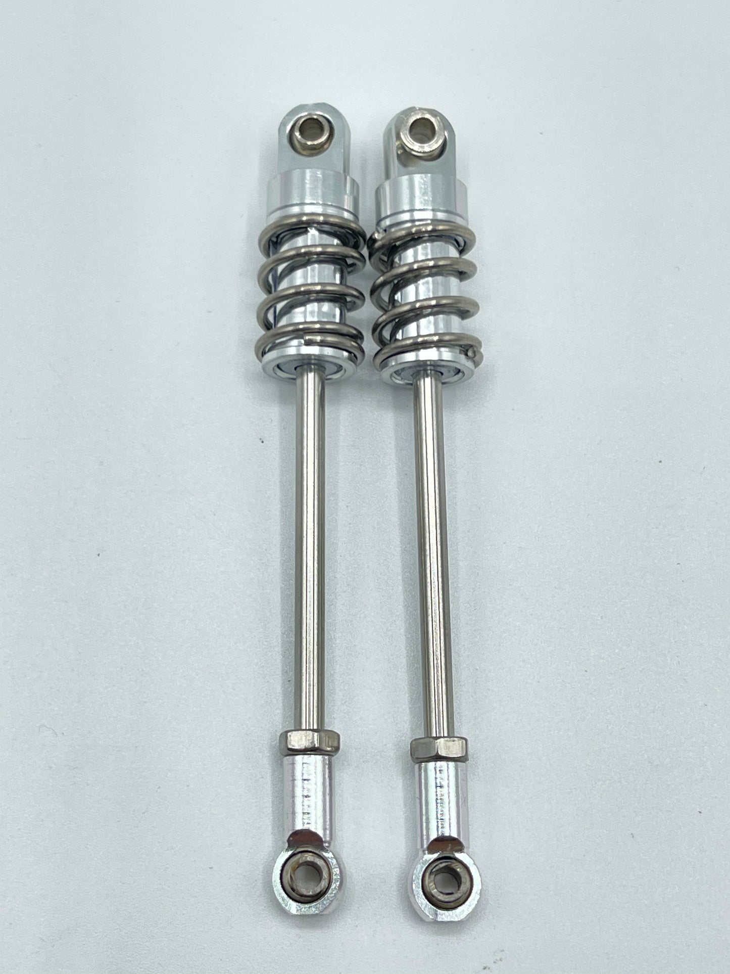 Rear Solid Shocks Chrome Springs