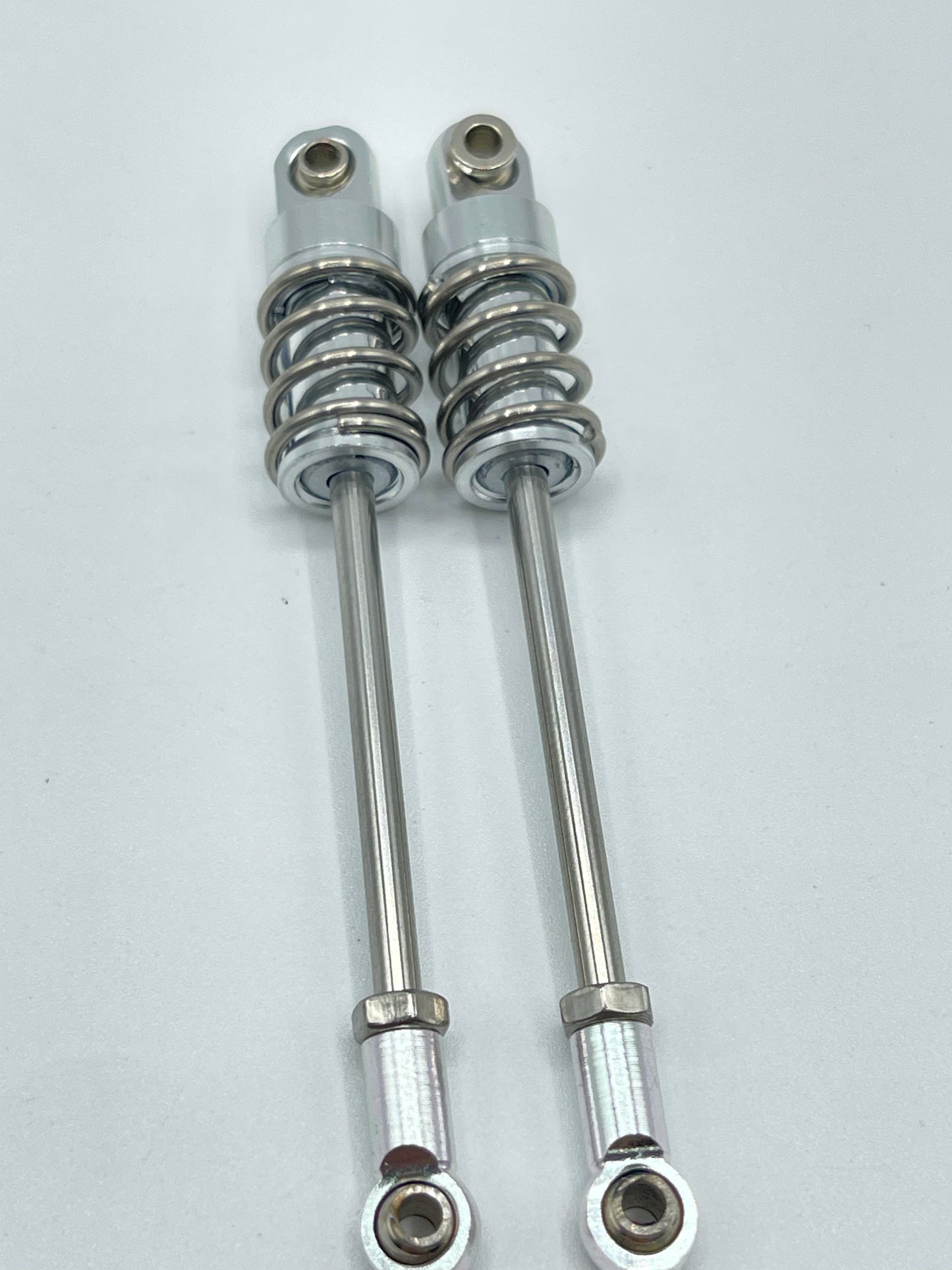 Rear Solid Shocks Chrome Springs