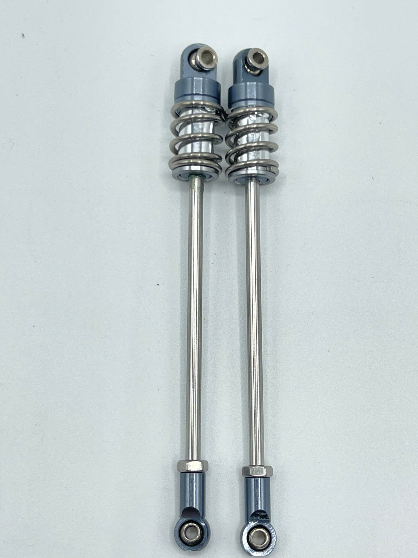 Rear Solid Shocks Chrome Springs