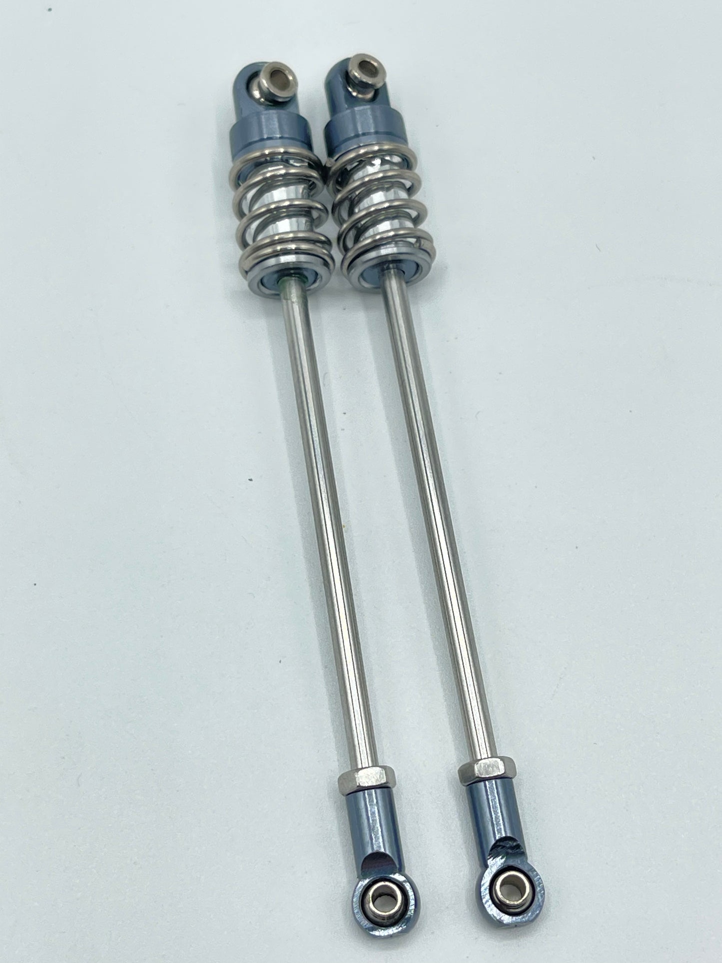 Rear Solid Shocks Chrome Springs