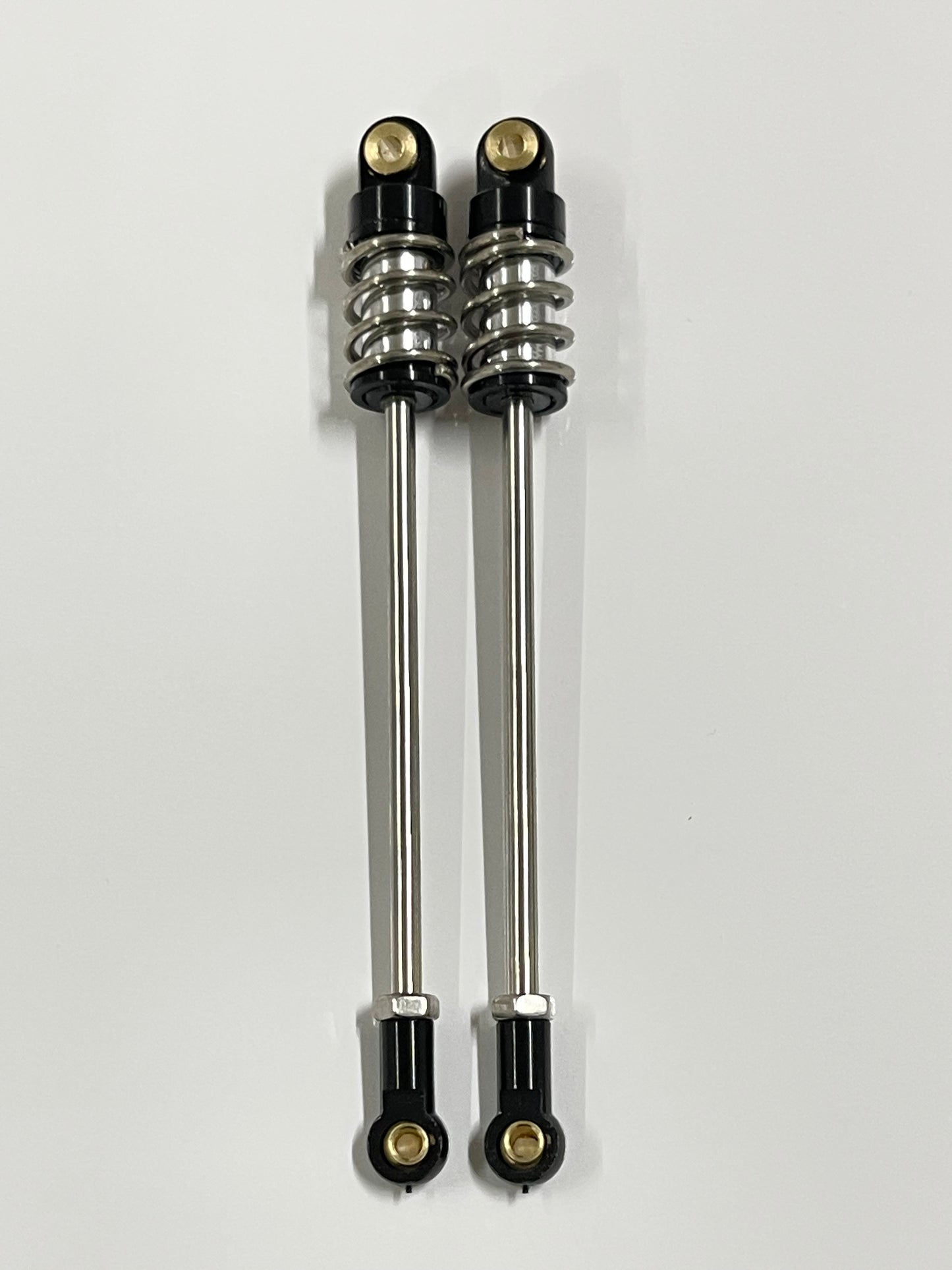 Rear Solid Shocks Chrome Springs