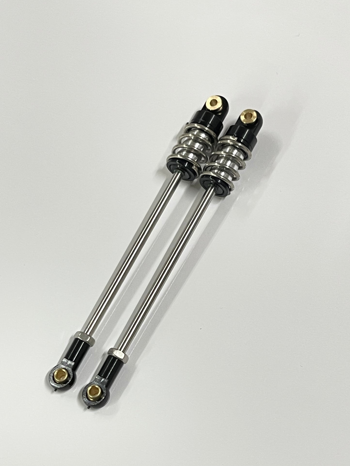 Rear Solid Shocks Chrome Springs