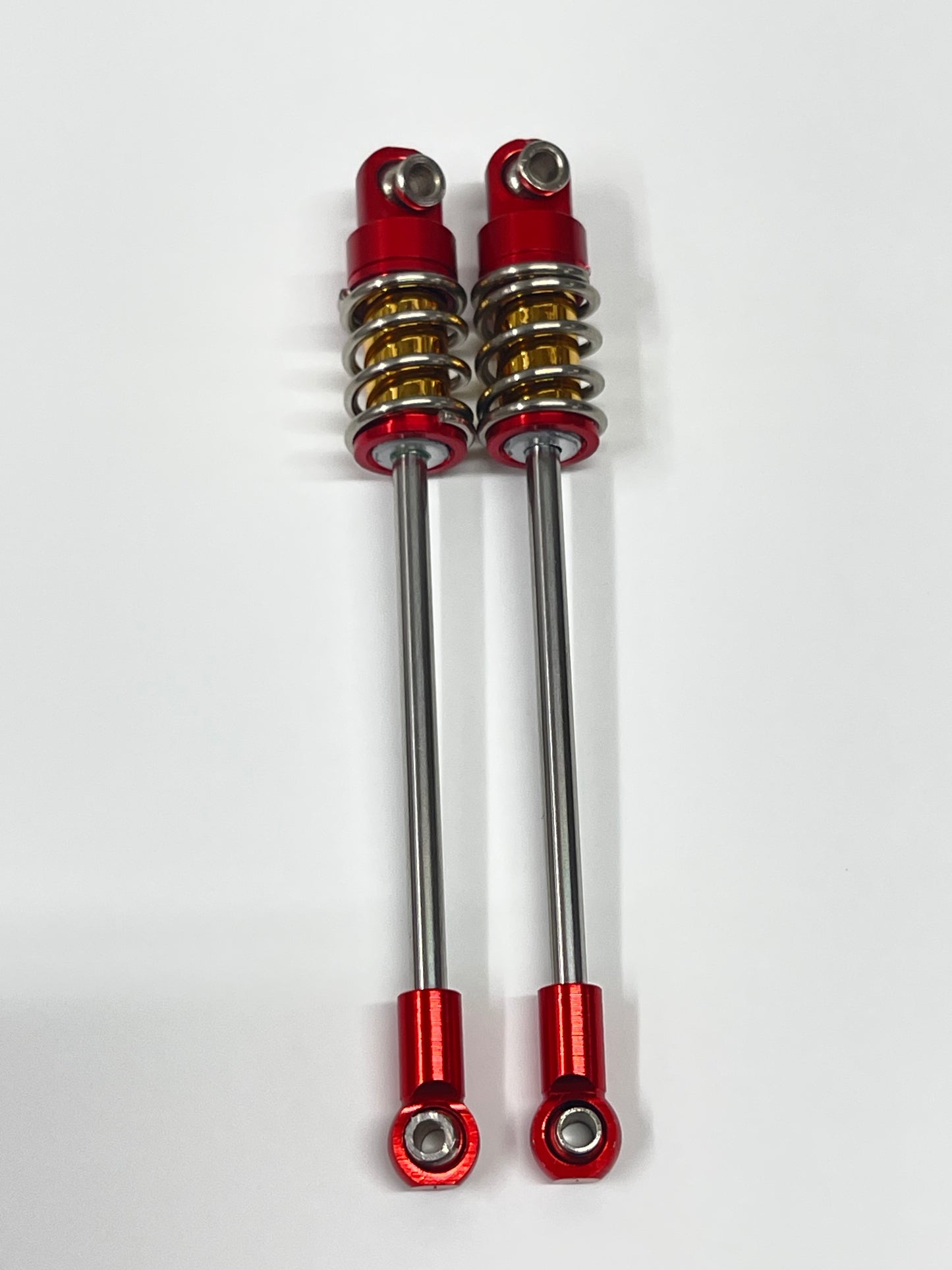 Rear Solid Shocks Chrome Springs