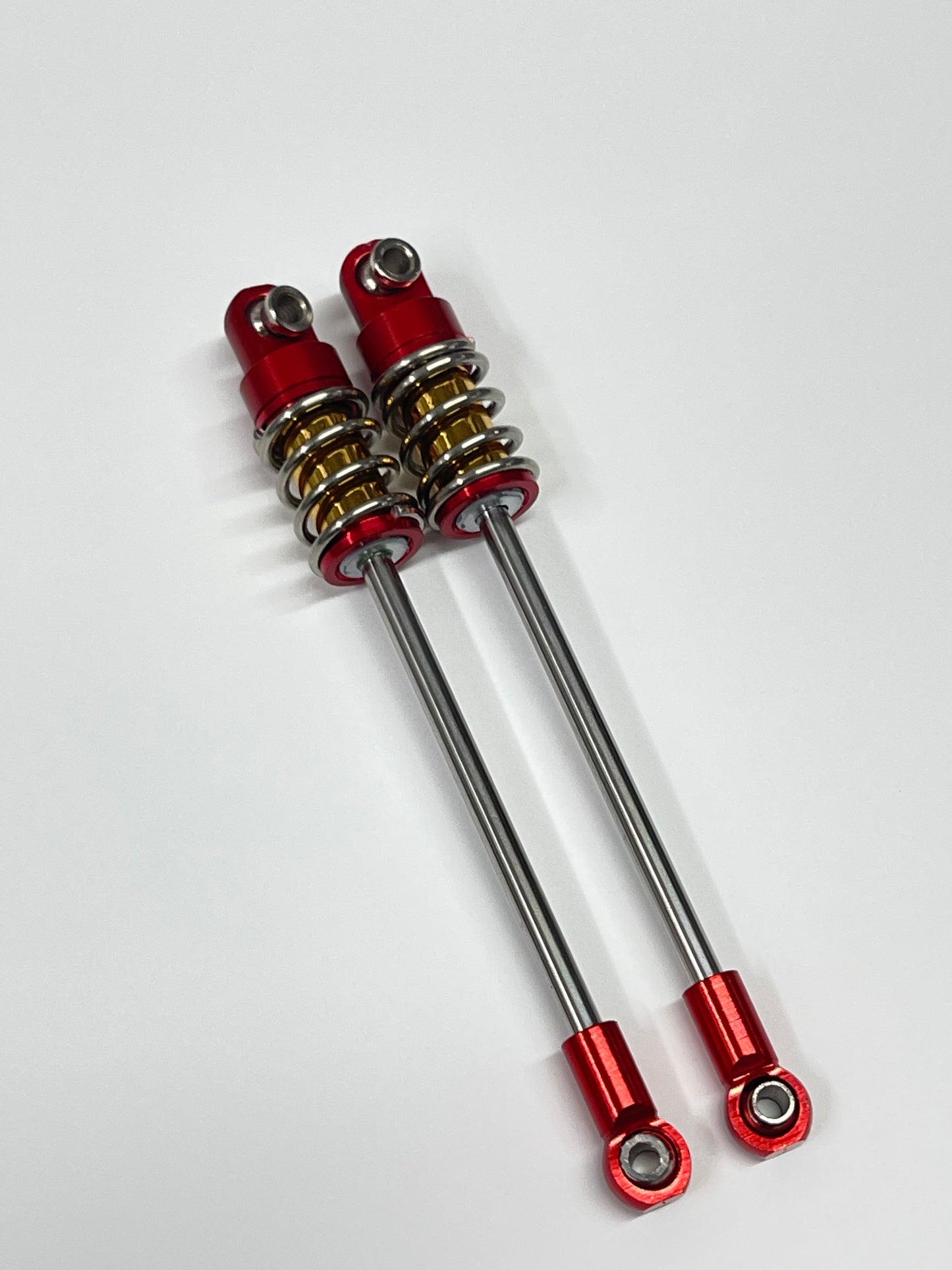 Rear Solid Shocks Chrome Springs