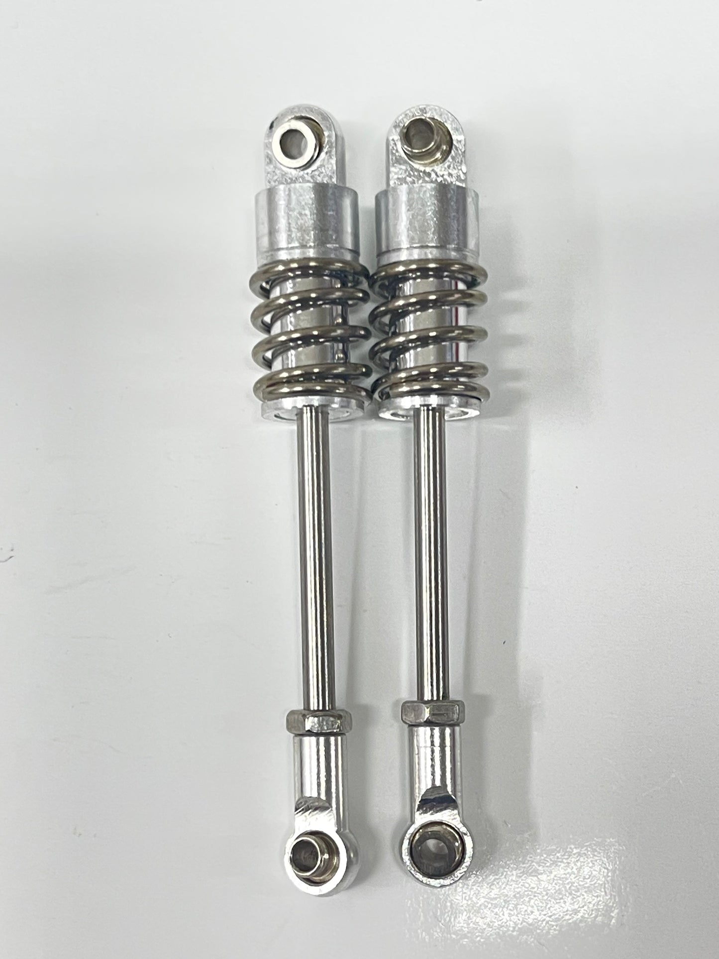 Rear Solid Shocks Chrome Springs