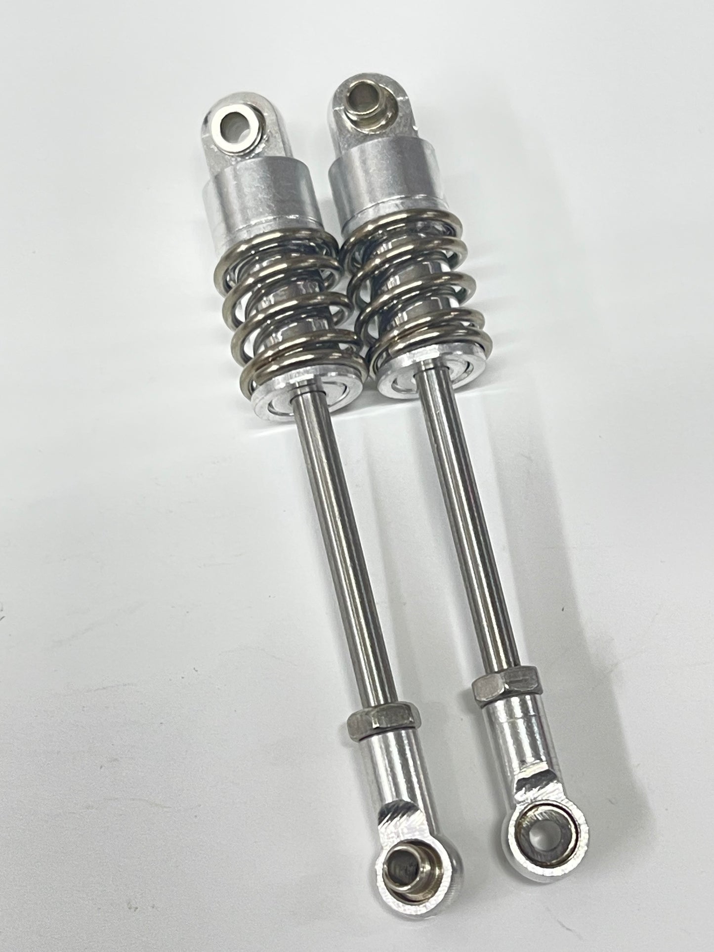 Rear Solid Shocks Chrome Springs