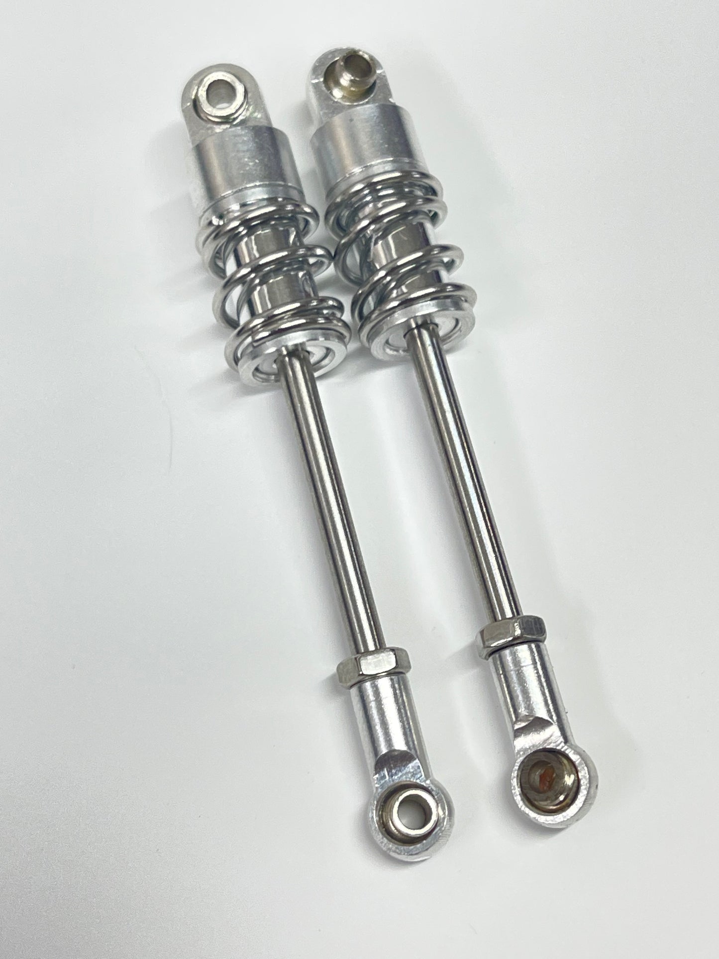 Rear Solid Shocks Chrome Springs