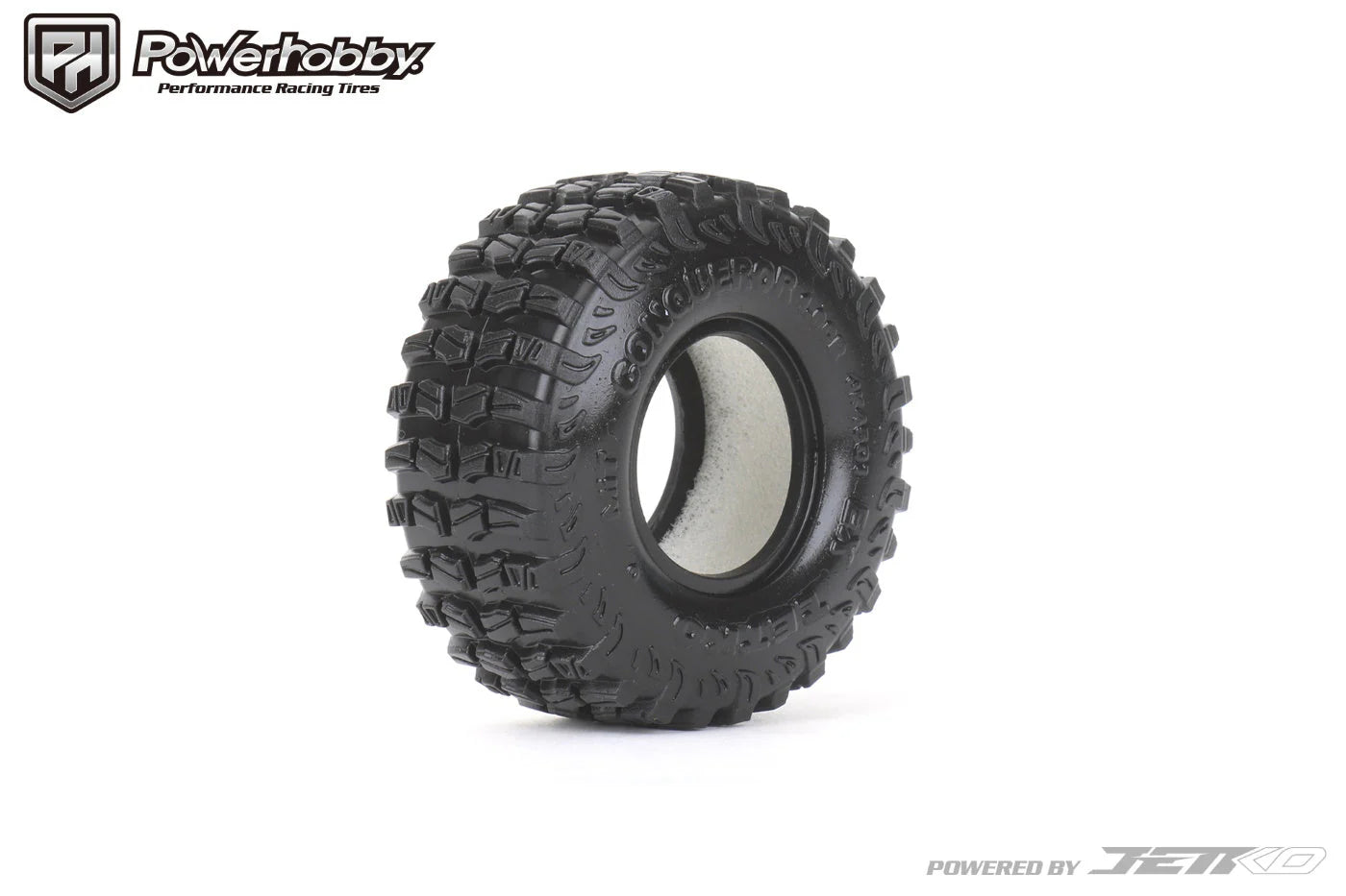 Powerhobby Conqueror 1.0” Micro Crawler Tires 1/24 Rock Crawler Axial SCX24 PHB4501