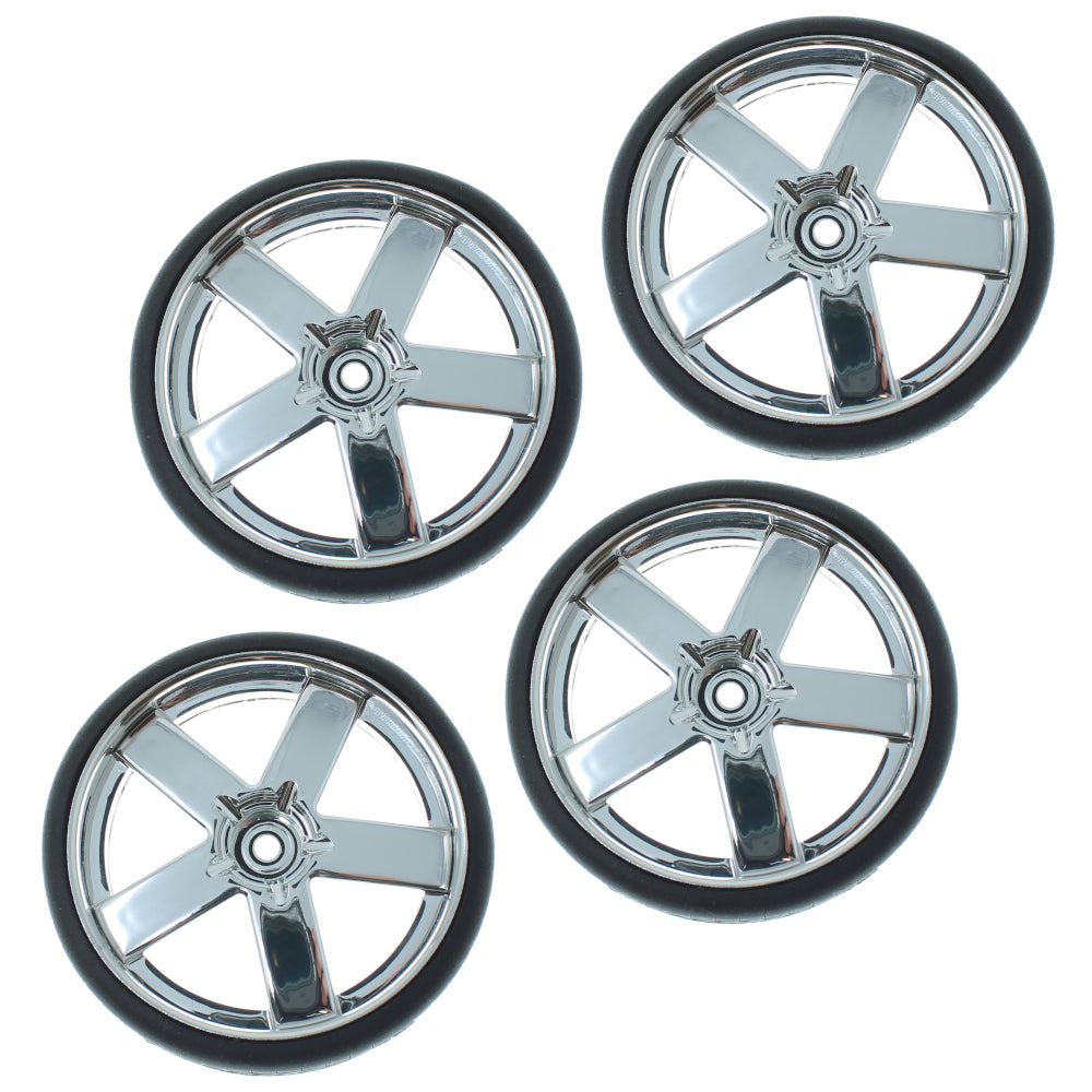 Chrome 26” Wheel & Tire Combo Kit(3 Styles)