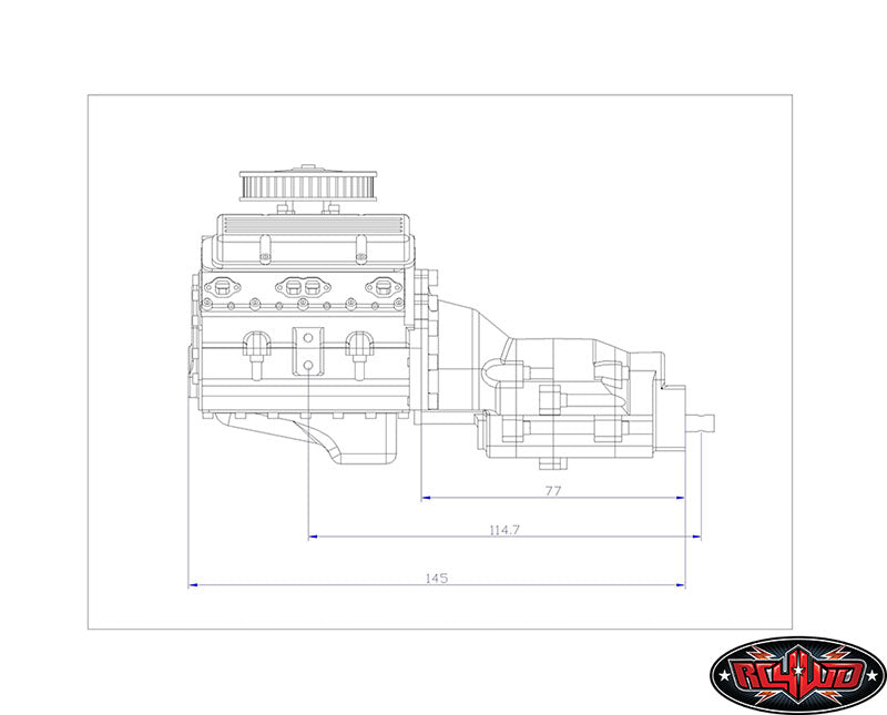 RC4WD 1/10 V8 Scale Engine Z-S1043