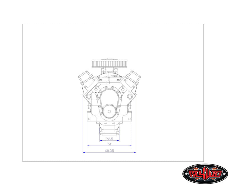 RC4WD 1/10 V8 Scale Engine Z-S1043