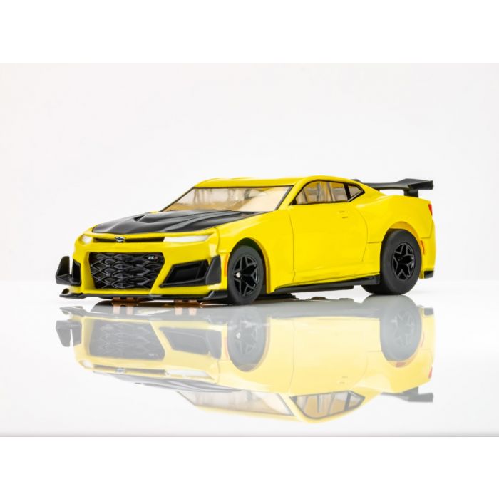 AFX 2021 Chevy Camaro 1LE Shock Yellow HO Scale Slot Car 22075 AFX22075