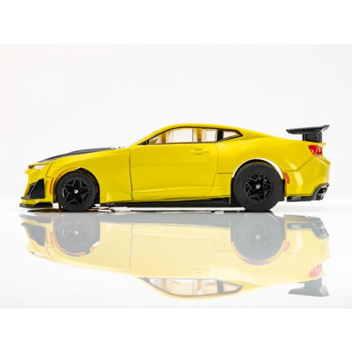 AFX 2021 Chevy Camaro 1LE Shock Yellow HO Scale Slot Car 22075 AFX22075