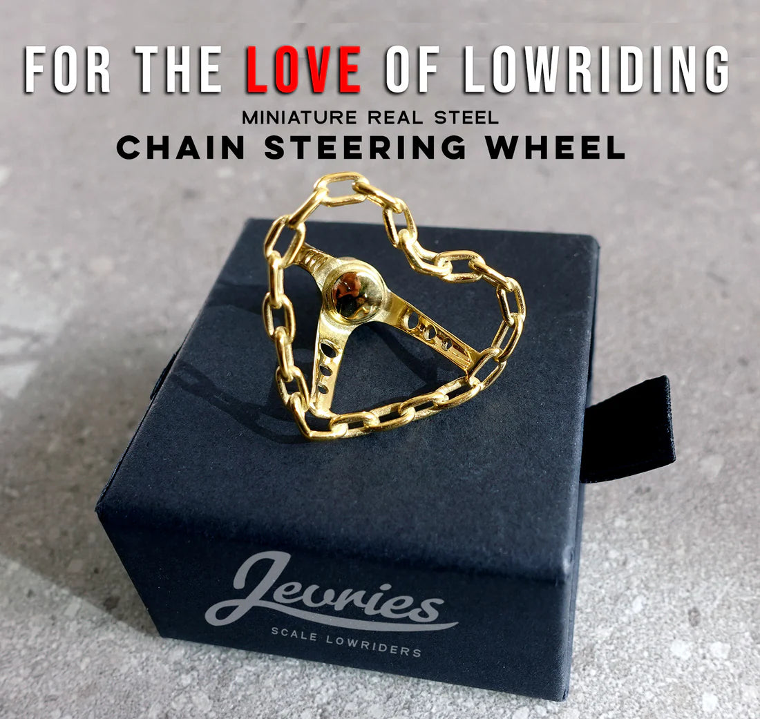 Heart shaped Steel Chain Steering Wheel