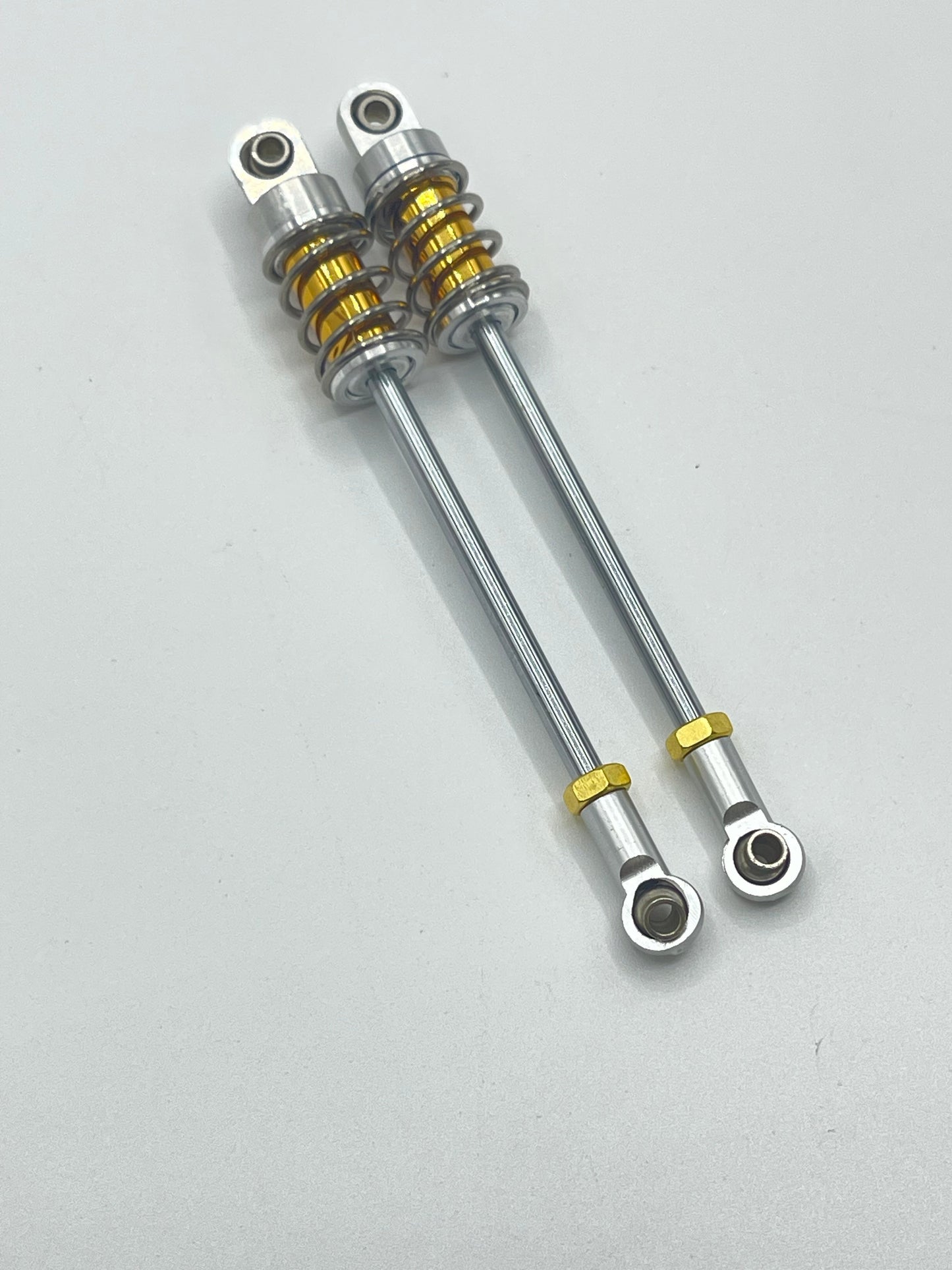 Rear Solid Shocks Chrome Springs