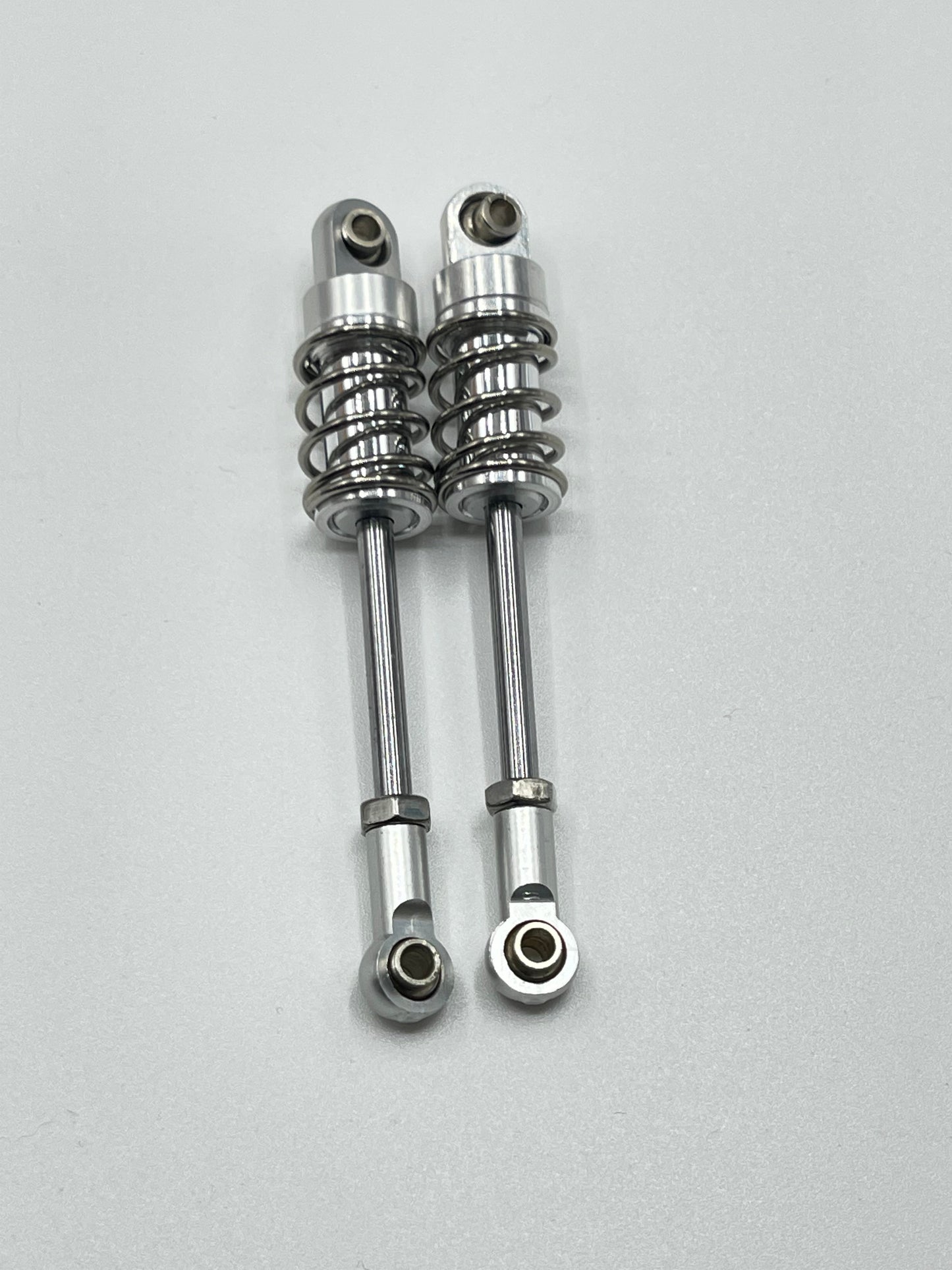 Rear Solid Shocks Chrome Springs