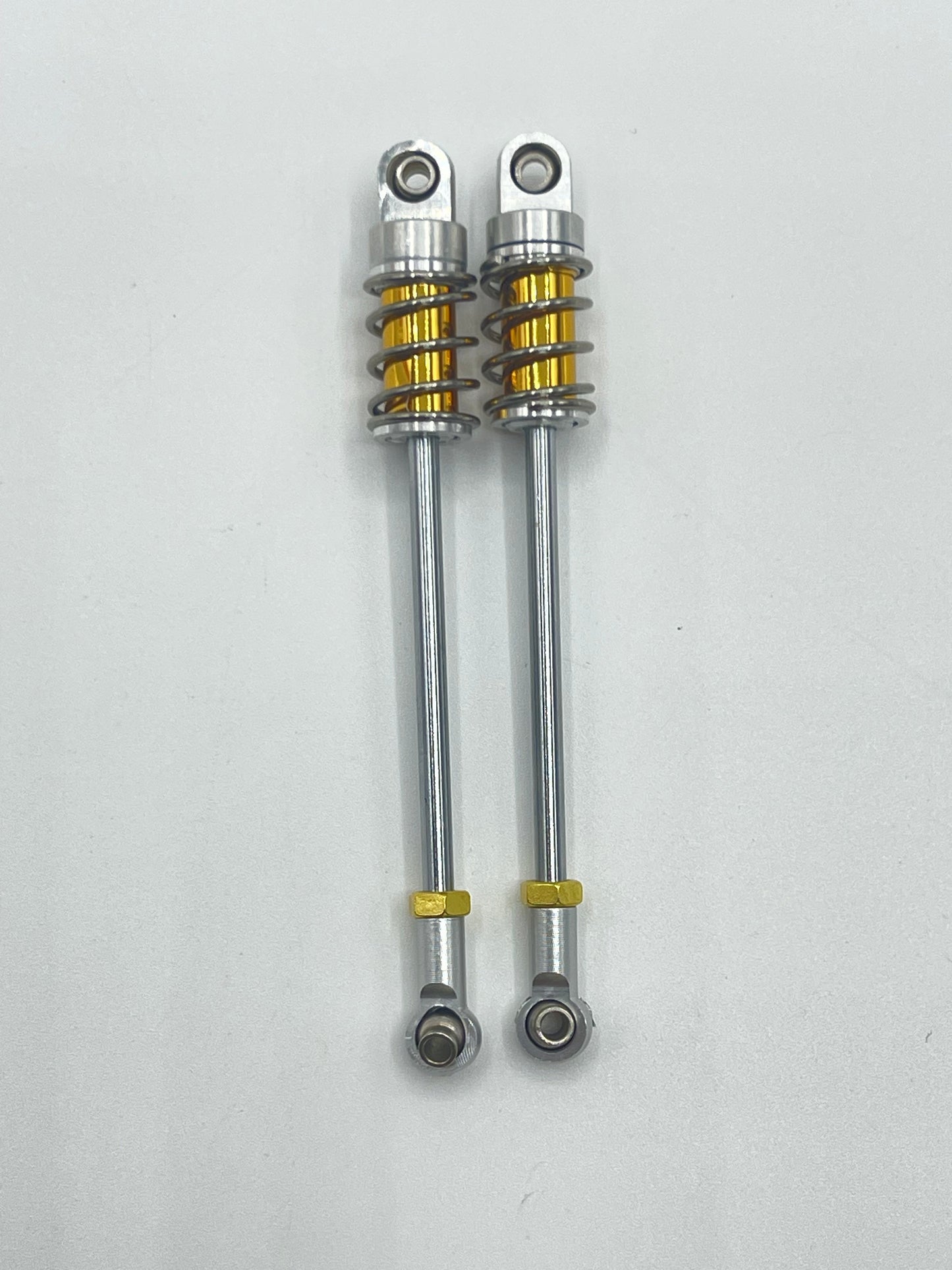 Rear Solid Shocks Chrome Springs