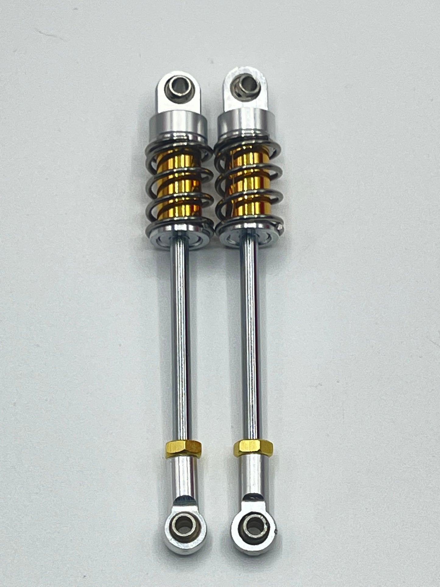 Rear Solid Shocks Chrome Springs