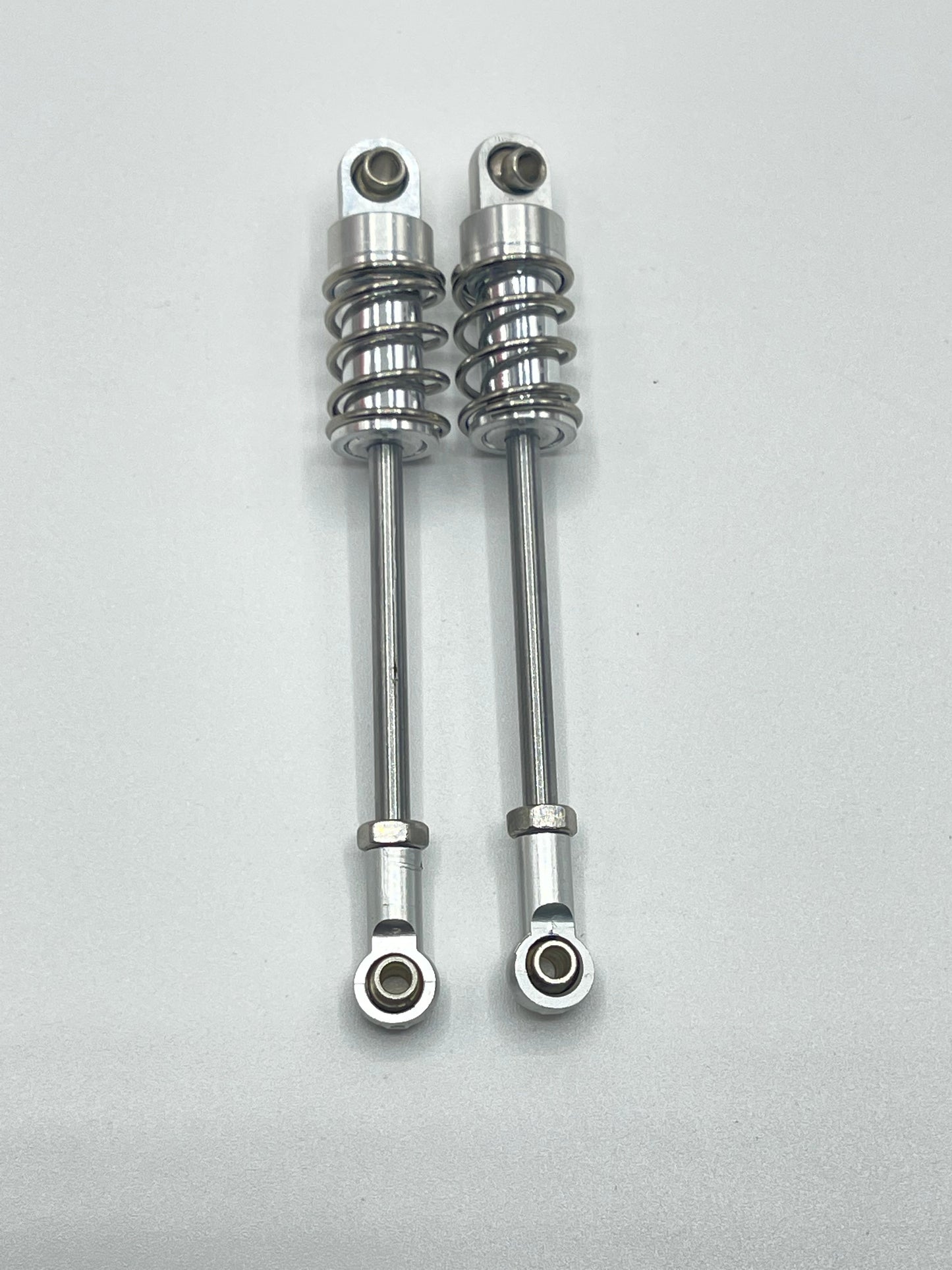 Rear Solid Shocks Chrome Springs