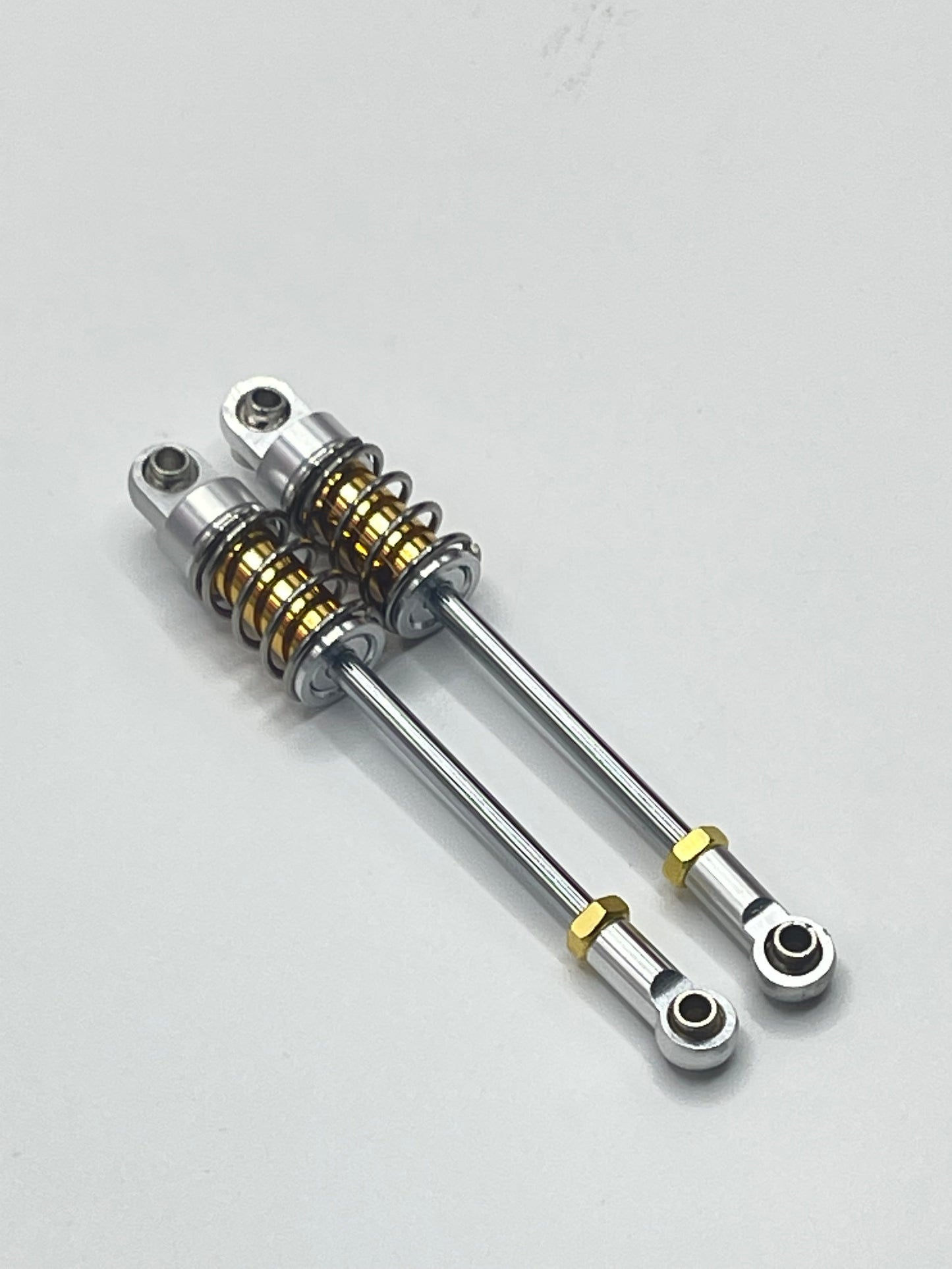 Rear Solid Shocks Chrome Springs