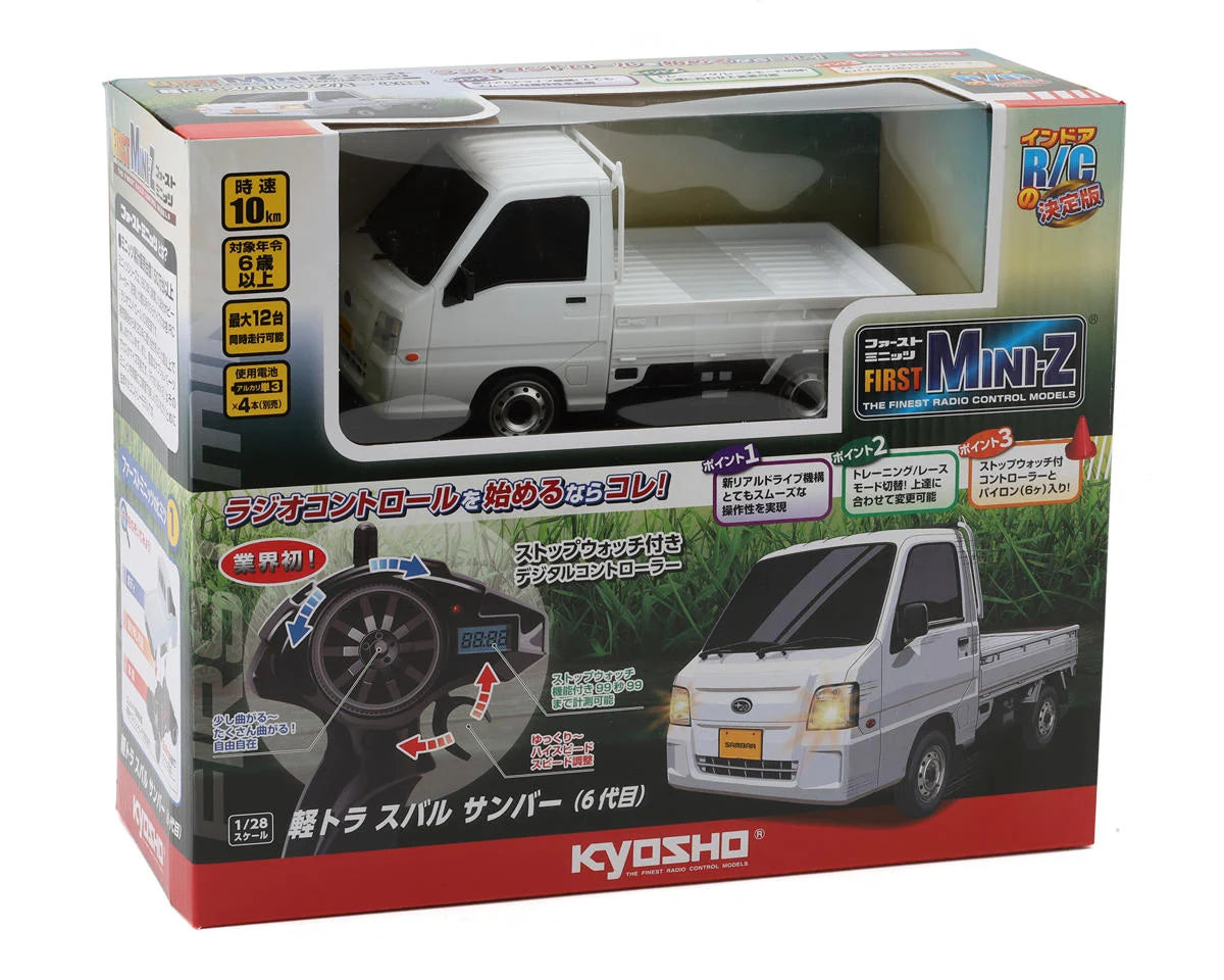 Kyosho First Mini-Z RWD Ready Set w/Subaru KEI Body (White) w/2.4GHz Radio KYO66607