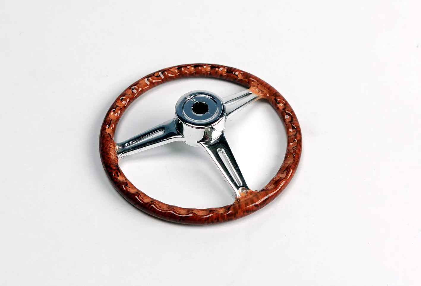 Nardi style 1/10 scale Steering Wheel Gold or Chrome