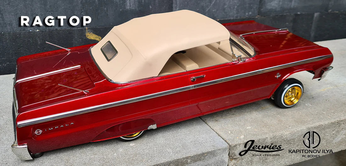 Ragtop with optional gangster window for your Redcat Sixty Four Impala