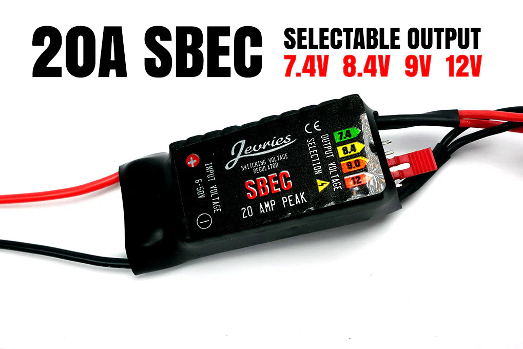 Jervies R/C 20A SBEC selectable Volta