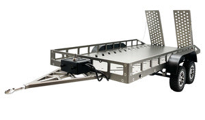 BOL5005 1/10 Scale Full Metal Trailer with LED Lights (Titanium)