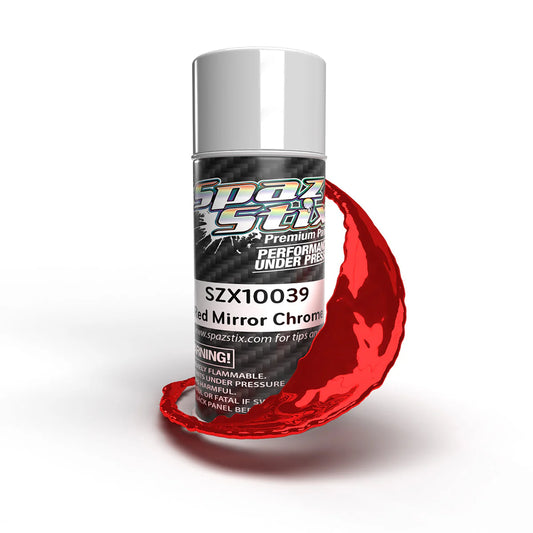 Red Mirror Chrome Aerosol Paint, 3.5 oz Can SZX10039