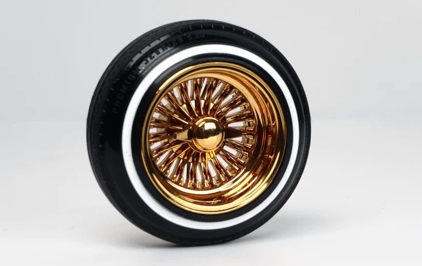 GOLD V2 TRUE 13 Straight Laced Wheels