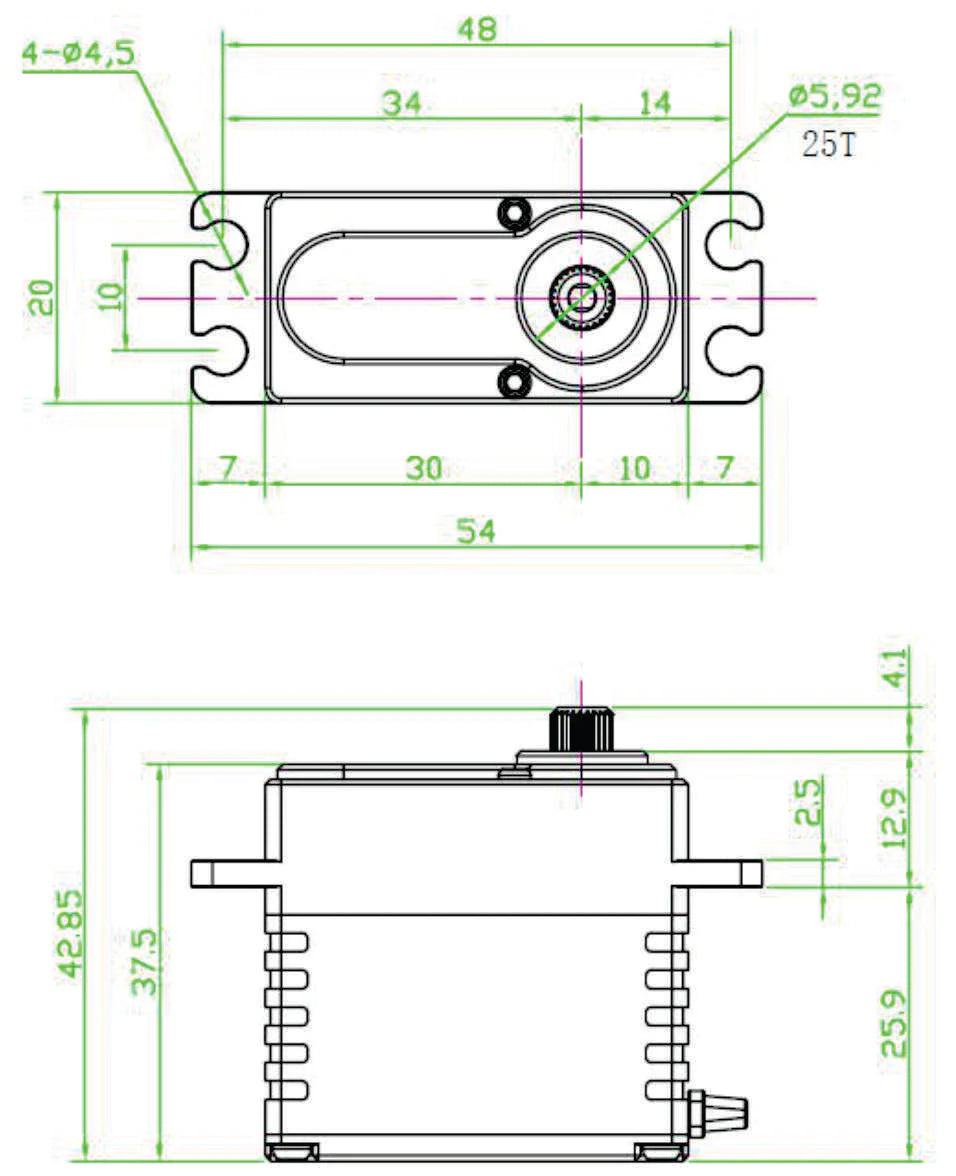 RAW500 HD Brushless Servo