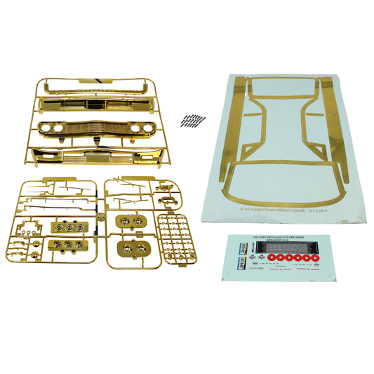 1964 Impala Gold Parts Set W/ Stickers set RER14428