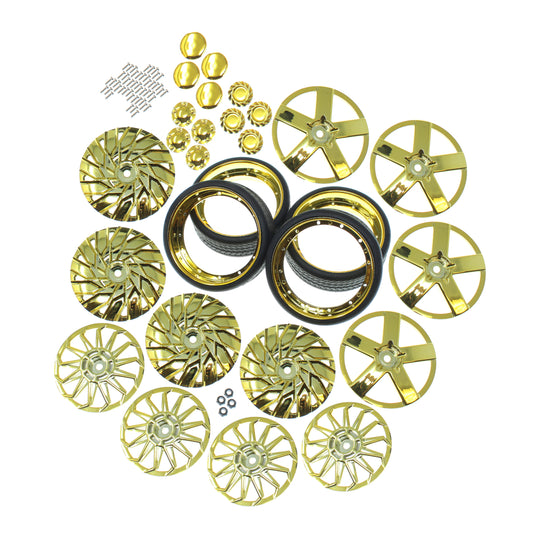 Gold 26” Wheel & Tire Combo Kit 3 Styles RER19791