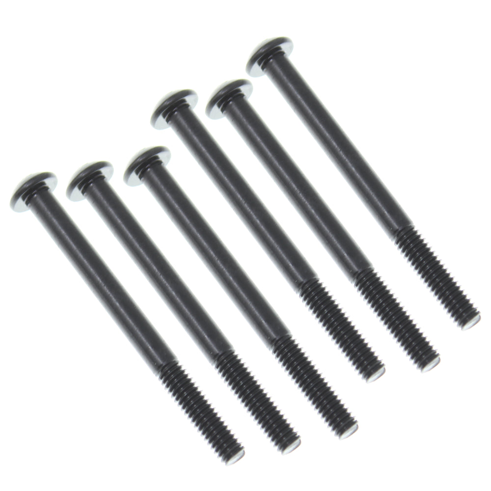 4x45mm Button Head Hex Machine Thread Screws (6pcs)